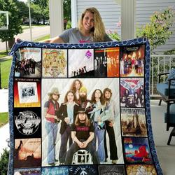 Lynyrd Skynyrd Style 2 Album Covers Quilt Blanket and Home Decor
