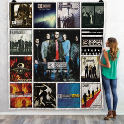 M - 3 Doors Down Albums Quilt Blanket For Fans Ver 13 and Home Decor
