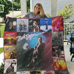 M Bob Seger Quilt Blanket For Fans Ver 17 and Home Decor