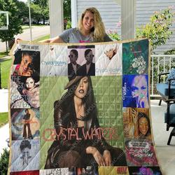 M Crystal Waters Quilt Blanket For Fans Ver 17 and Home Decor
