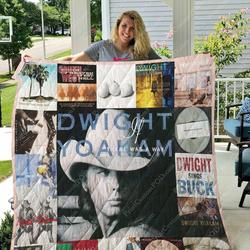 M Dwight Yoakam Quilt Blanket For Fans Ver 17 and Home Decor
