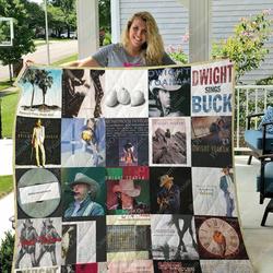 M Dwight Yoakam Quilt Blanket For Fans Ver 25 and Home Decor