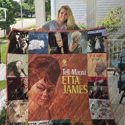M-Etta James Quilt Blanket For Fans Ver 17 and Home Decor