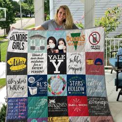 M- Gilmore Girl Custom Quilt Blanket and Home Decor