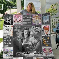 M I Love Lucy Quilt Blanket Ver 1 and Home Decor