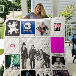 M Kasabian Albums Quilt Blanket For Fans Ver 13 and Home Decor