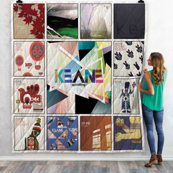 M - Keane Albums Quilt Blanket For Fans Ver 13 and Home Decor