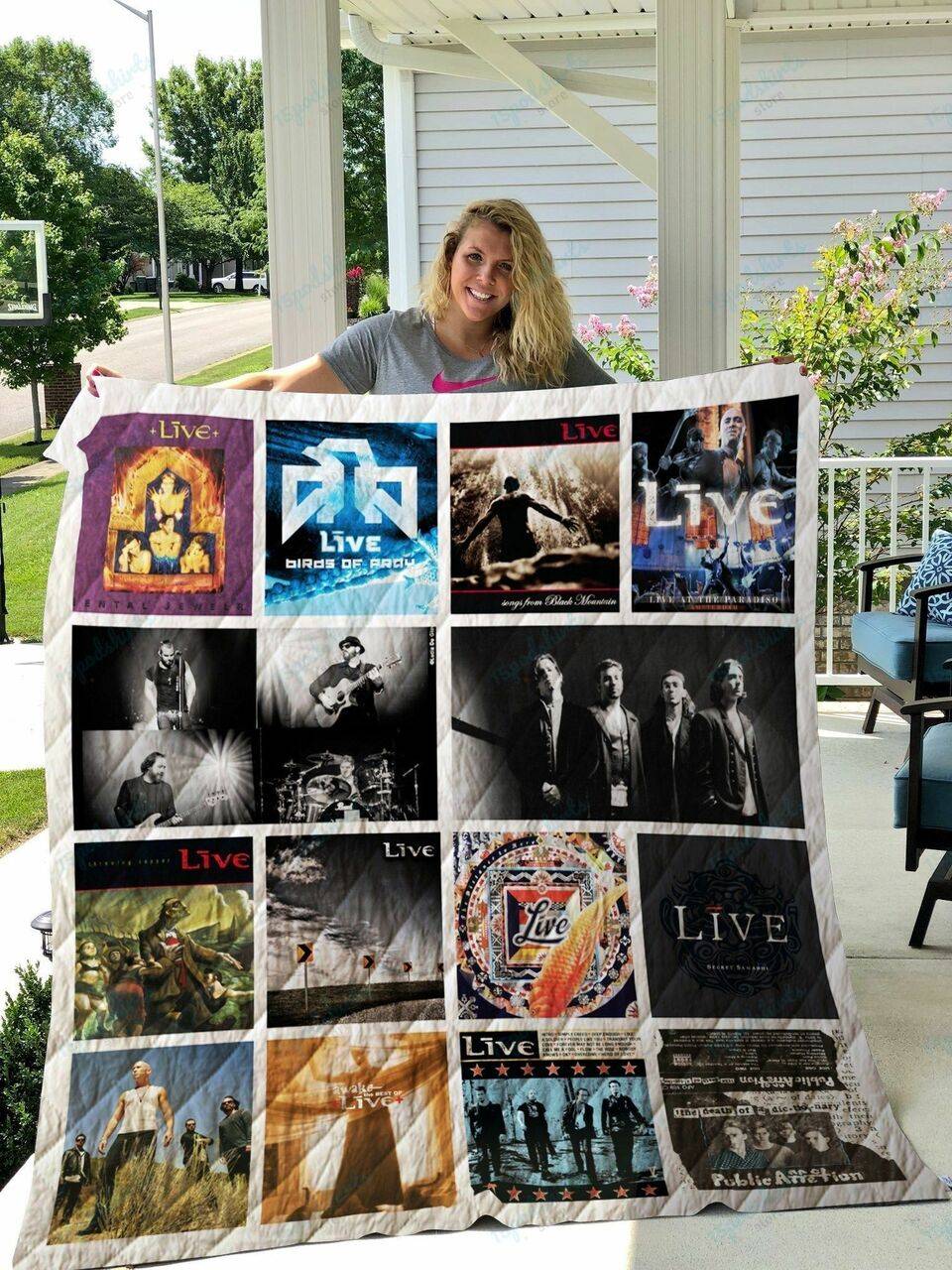 M Live Albums Quilt Blanket For Fans Ver 14 and Home Decor