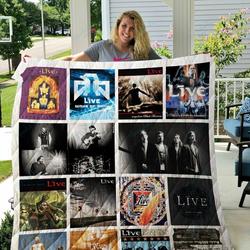 M Live Albums Quilt Blanket For Fans Ver 14 and Home Decor