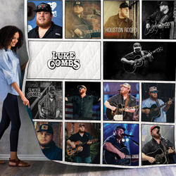 M- Luke Combs Albums Quilt Blanket 01 and Home Decor