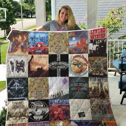 M Lynyrd Skynyrd Albums Quilt Blanket For Fans Ver 25 and Home Decor