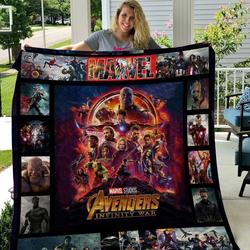M - Marvel Avengers Quilt Blanket and Home Decor