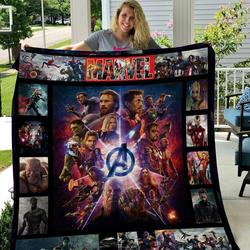 M - Marvel Avengers Quilt Blanket V1 and Home Decor