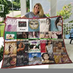 M-Nelly Furtado Quilt Blanket For Fans Ver 25 and Home Decor