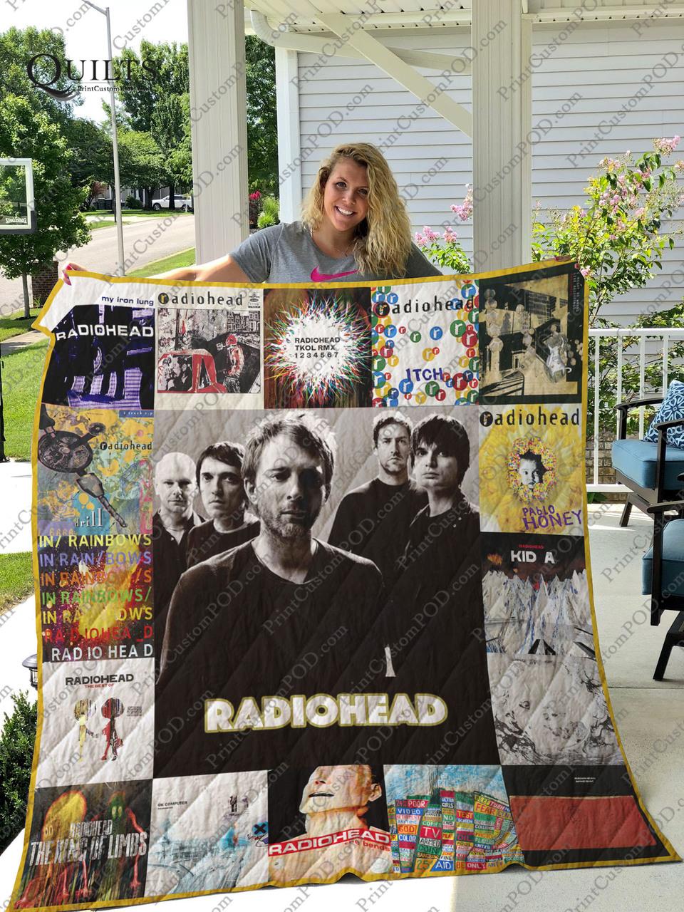 M-Radiohead Quilt Blanket For Fans Ver 17 and Home Decor