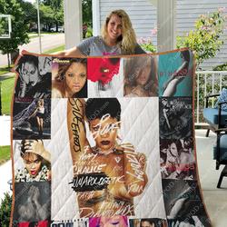 M-Rihanna Quilt Blanket For Fans Ver 17 and Home Decor