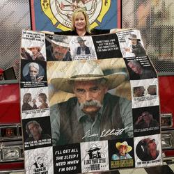 M- Sam Elliott Quilt Blanket For Fans Ver 17-1 and Home Decor