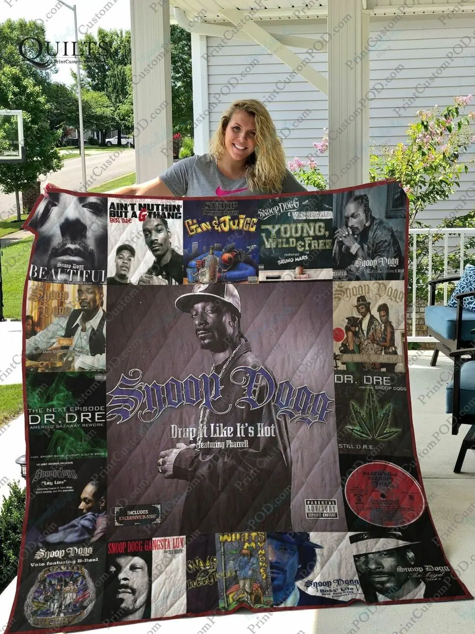 M Snoop Dogg Songs Quilt Blanket For Fans Ver 17 and Home Decor