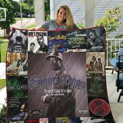 M Snoop Dogg Songs Quilt Blanket For Fans Ver 17 and Home Decor
