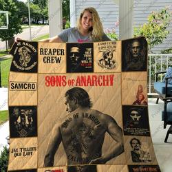 M Sons Of Anarchy Quilt Blanket For Fans Ver 17 1 and Home Decor