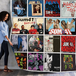 M Sum 41 Albums Quilt Blanket For Fans Ver 14 and Home Decor