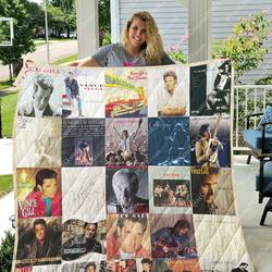 M Vince Gill Quilt Blanket For Fans Ver 25 and Home Decor
