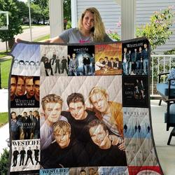 M Westlife Quilt Blanket and Home Decor