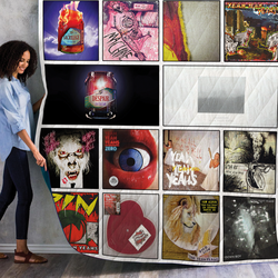M - Yeah Yeah Yeahs Albums Quilt Blanket For Fans Ver 14 and Home Decor