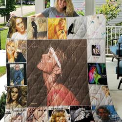 M290723 Olivia Newton-John Quilt Blanket  Quilt and Home Decor
