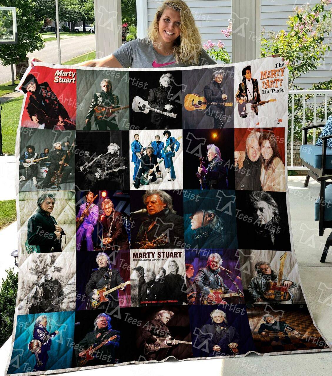 M290726 Marty Stuart Quilt Blanket Quilt and Home Decor