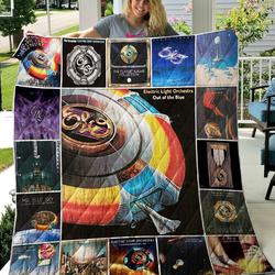 M290733 Electric Light Orchestra Quilt Blanket  Quilt and Home Decor