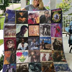 M300707 Bobby Womack Quilt Blanket  Quilt and Home Decor