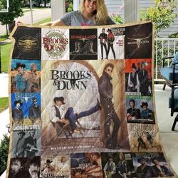M300708 Brooks Dunn Quilt Blanket  Quilt and Home Decor