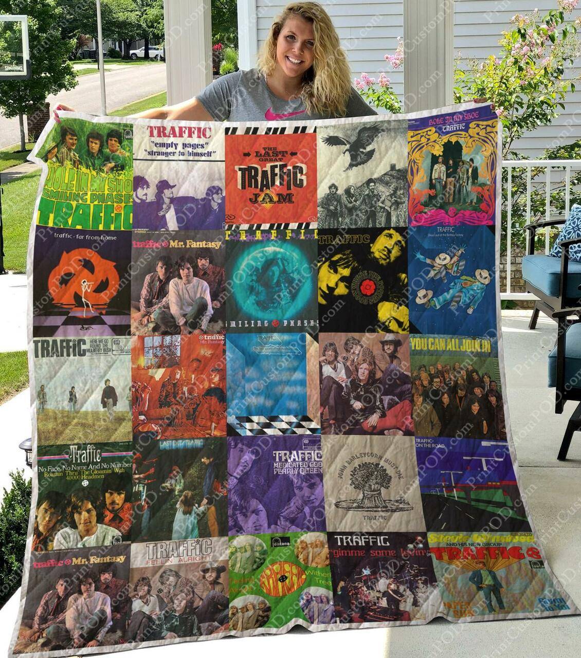 M300748 Traffic Quilt Blanket Quilt and Home Decor