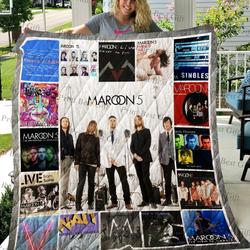 M310752 Maroon 5 Quilt Blanket  Quilt and Home Decor