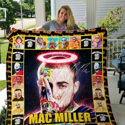 Mac Miller All Season Plus Size Quilt Blanket Ver 6 and Home Decor