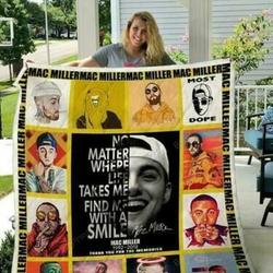 Mac Miller Quilt Quilt Blanket and Home Decor