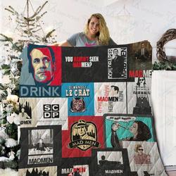 Mad Men Quilt Blanket 02046 and Home Decor