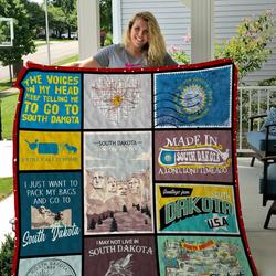 Made In South Dakota A Long Time Ago Quilt Blanket Great Customized Blanket Gifts For Birthday Christmas Thanksgiving and Home Decor