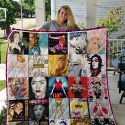 Madonna Albums Cover Poster Quilt 4 and Home Decor