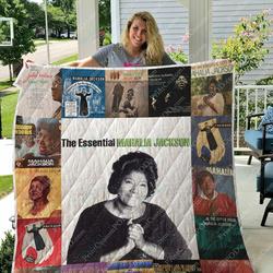 Mahalia Jackson Albums Quilt Blanket For Fans Ver 17 and Home Decor