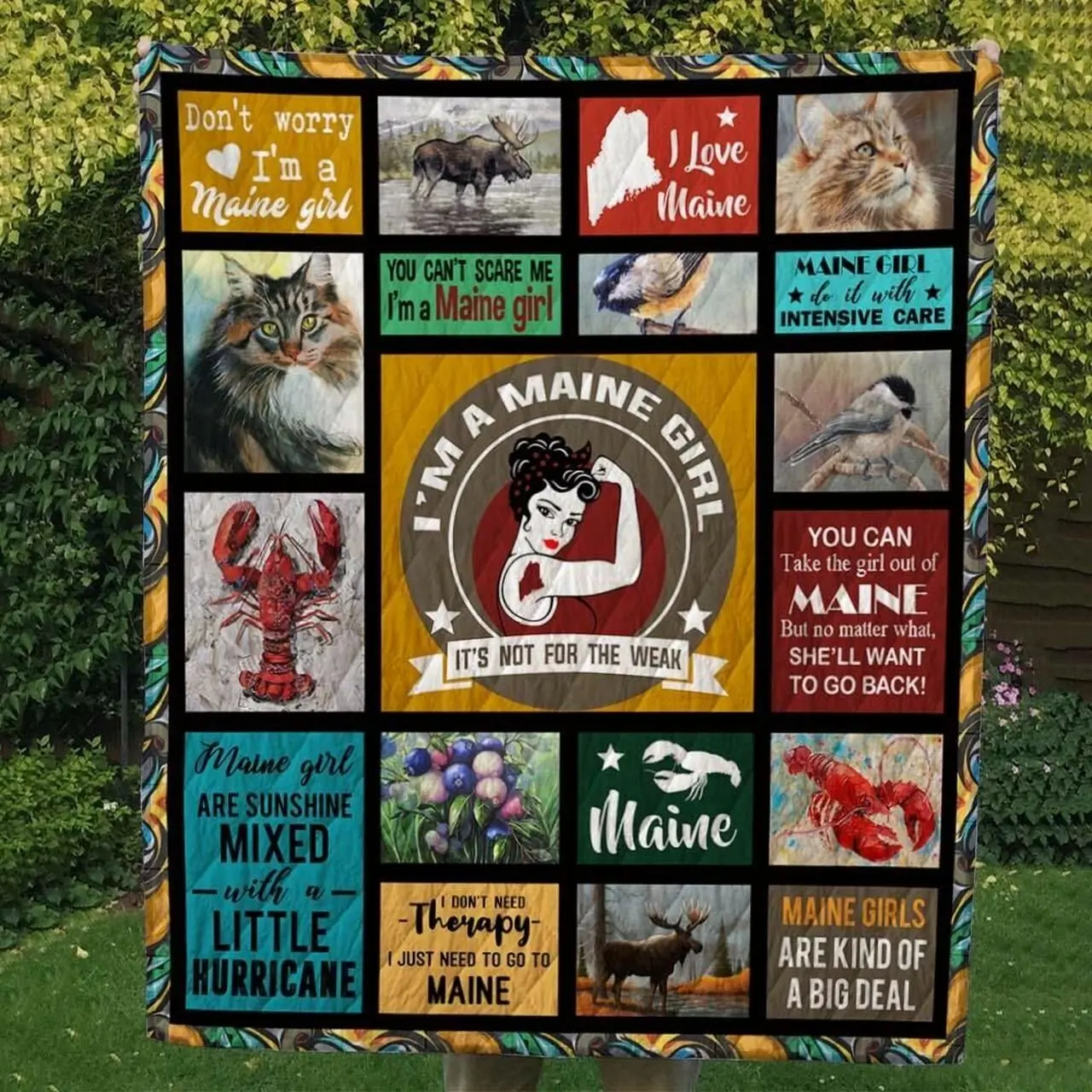 Maine Girl Cl14100304Mdq Quilt Blanket and Home Decor