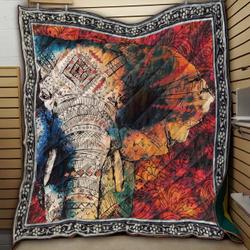 Majestic Elephant BH3 NTTH011298 3D Customized Quilt and Home Decor