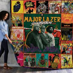 Major Lazer Albums Cover Poster Quilt Blanket and Home Decor