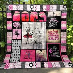 Make It Part Of The Dance Quilt Blanket Lu88  Quilt and Home Decor