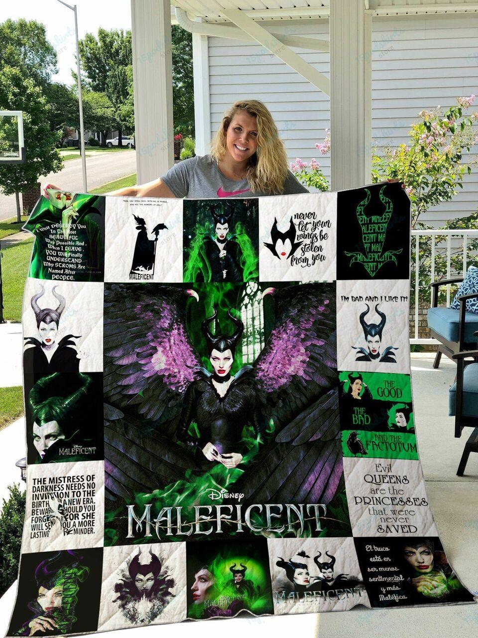Maleficent 2014 Quilt Blanket and Home Decor