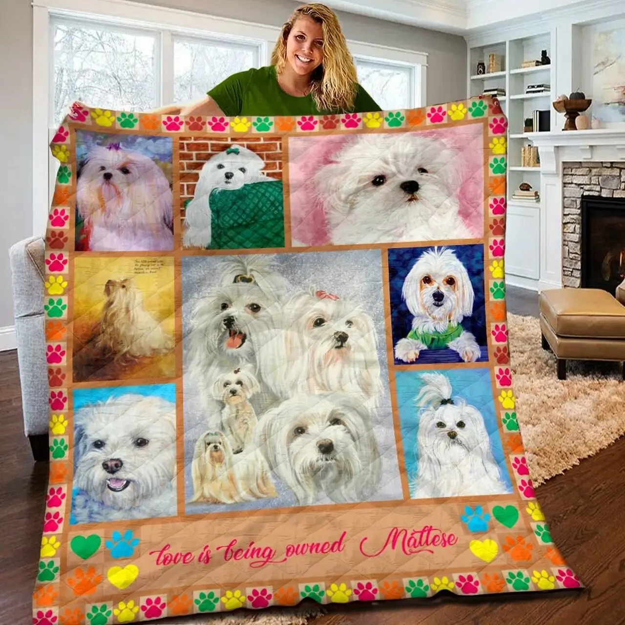 Maltese Quilt Gwn and Home Decor