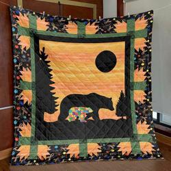 Mama Bear Cld1806101 Quilt Blanket and Home Decor