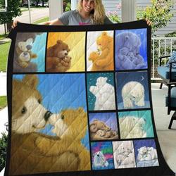 Mama Bear Love Quilt Blanket A184 and Home Decor