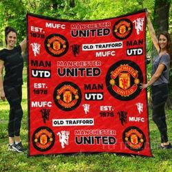 Manchester United Fans Quilt Blanket  Quilt and Home Decor